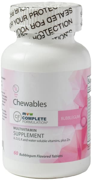 MVW Complete Formulation®  Chewables Multivitamin Supplement - Bubblegum