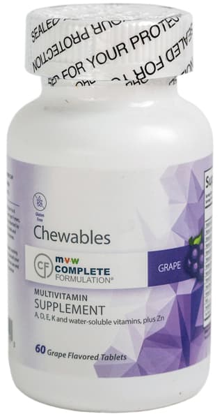 MVW Complete Formulation® Chewables Multivitamin Supplement - Grape