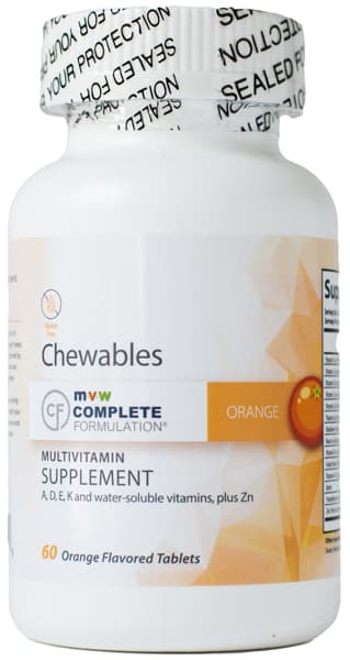 MVW Complete Formulation® Chewables Multivitamin Supplement - Orange