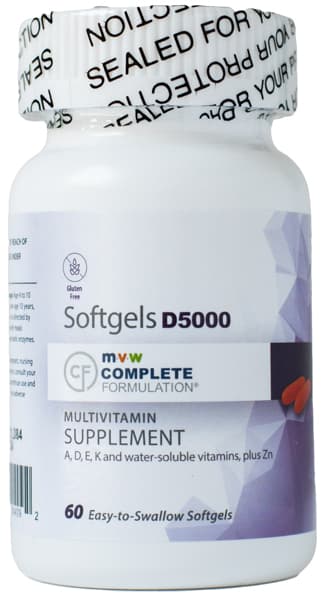 MVW Complete Formulation® Softgels D5000 Multivitamin Supplement